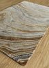 genesis beige and brown wool and viscose hand tufted Rug - FloorShot