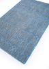 decade blue wool and viscose hand tufted Rug - FloorShot