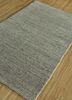 oxford beige and brown wool and viscose hand loom Rug - FloorShot