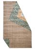 khaas beige and brown wool and bamboo silk hand knotted Rug - HeadShot