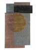 tnq-1125 ashwood/pink tint grey and black wool and viscose hand tufted Rug