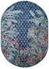 slr-7071 peacoat/old world blue blue wool and silk hand knotted Rug