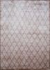 aibs-3002 light coffee/natural brown beige and brown bamboo silk hand knotted Rug