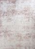 far east ivory wool and silk hand knotted Rug - HeadShot