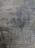 akws-3008 antique white/pearl blue grey and black wool and silk hand knotted Rug