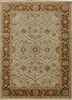 bt-101 ice blue/tobacco  wool hand knotted Rug