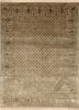 cra-54 fog/fog green wool and silk hand knotted Rug