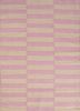 dwrm-176 rose smoke/pink tint pink and purple wool flat weaves Rug