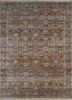 EA-3062(CS-01) Copper/Medium Espresso red and orange wool hand knotted Rug