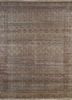 ea-3065 clay/cola beige and brown wool hand knotted Rug