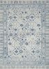 enlp-02 oyster gray/neutral gray ivory wool hand knotted Rug