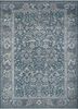 enlp-04 french blue/french blue blue wool hand knotted Rug