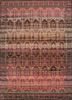 enm-8014 red ochre/orange mandarin red and orange wool hand knotted Rug