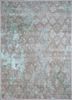 enr-7015 warm taupe/warm taupe grey and black wool and silk hand knotted Rug