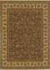 epr-01 gray brown/soft gold grey and black wool hand knotted Rug