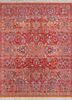 eprm-102 russet/outrageous orange red and orange wool hand knotted Rug