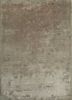 esk-316 classic gray/pebble grey and black wool and bamboo silk hand knotted Rug