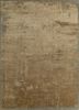 esk-316 ashwood/honey grey and black wool and bamboo silk hand knotted Rug