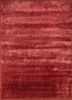 esk-316 red lacquer/russet red and orange wool and bamboo silk hand knotted Rug