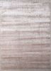 urban pause by kavi beige and brown wool and bamboo silk hand knotted Rug - HeadShot