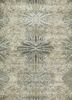 ESK-400 Antique White/Ashwood ivory wool and bamboo silk hand knotted Rug