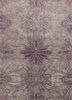 chaos theory by kavi pink and purple wool and bamboo silk hand knotted Rug - HeadShot