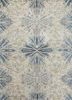 esk-400 antique white/chicory ivory wool and bamboo silk hand knotted Rug