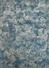 esk-401 pearl blue/denim blue blue wool and bamboo silk hand knotted Rug