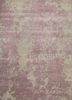 ESK-404 Ashwood/Mauve grey and black wool and bamboo silk hand knotted Rug