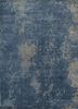 ESK-404 Chicory/Orion Blue blue wool and bamboo silk hand knotted Rug