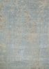 ESK-404 Pearl Blue/Classic Gray blue wool and bamboo silk hand knotted Rug