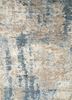 esk-407 mink/blue mirage beige and brown wool and bamboo silk hand knotted Rug