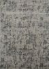 esk-408 ashwood/frost gray grey and black wool and bamboo silk hand knotted Rug