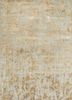 ESK-408 Ashwood/Honey grey and black wool and bamboo silk hand knotted Rug