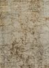 ESK-411 Classic Gray/Honey grey and black wool and bamboo silk hand knotted Rug