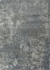 ESK-411 Medium Gray/Fossil grey and black wool and bamboo silk hand knotted Rug