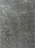 ESK-411 Dark Frost Gray/Liquorice grey and black wool and bamboo silk hand knotted Rug