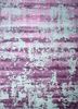 ESK-431 Light Sea Mist/Purple Passion blue wool and bamboo silk hand knotted Rug