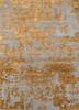 esk-431 dark taupe/burnished gold  wool and bamboo silk hand knotted Rug