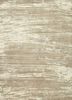 ESK-432 Dark Taupe/Ivory grey and black wool and bamboo silk hand knotted Rug