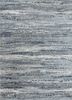 esk-433 chicory/skyline blue grey and black wool and bamboo silk hand knotted Rug