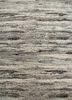esk-433 ashwood/nickel grey and black wool and bamboo silk hand knotted Rug