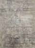 esk-439 classic gray/ashwood grey and black wool and bamboo silk hand knotted Rug
