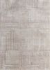 esk-472 white/ivory ivory wool and bamboo silk hand knotted Rug