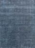 esk-472 skyline blue/ensign blue blue wool and bamboo silk hand knotted Rug