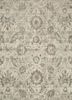 ESK-624 White/Shale ivory wool and bamboo silk hand knotted Rug