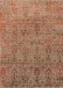 esk-632 mink/rose petal beige and brown wool and bamboo silk hand knotted Rug