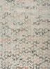 esk-680 antique white/copper tan ivory wool and bamboo silk hand knotted Rug