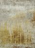 tattvam beige and brown wool and bamboo silk hand knotted Rug - HeadShot