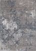 ESK-914 Dark Taupe/Ashwood grey and black wool and bamboo silk hand knotted Rug